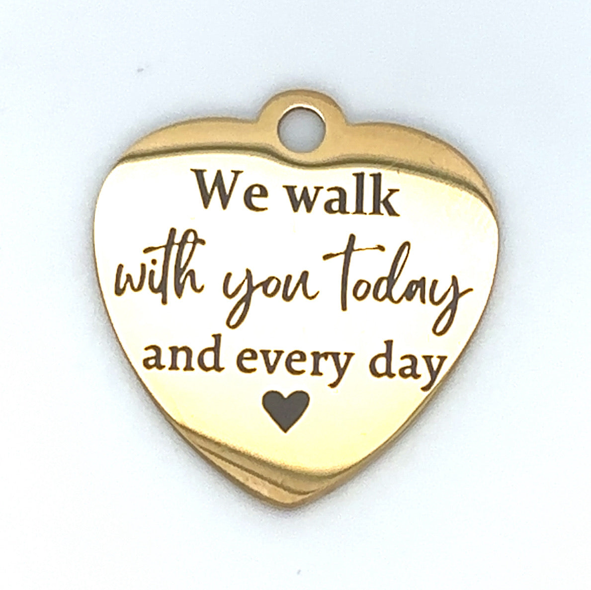 "We walk with you" Graduation Charm Add-On