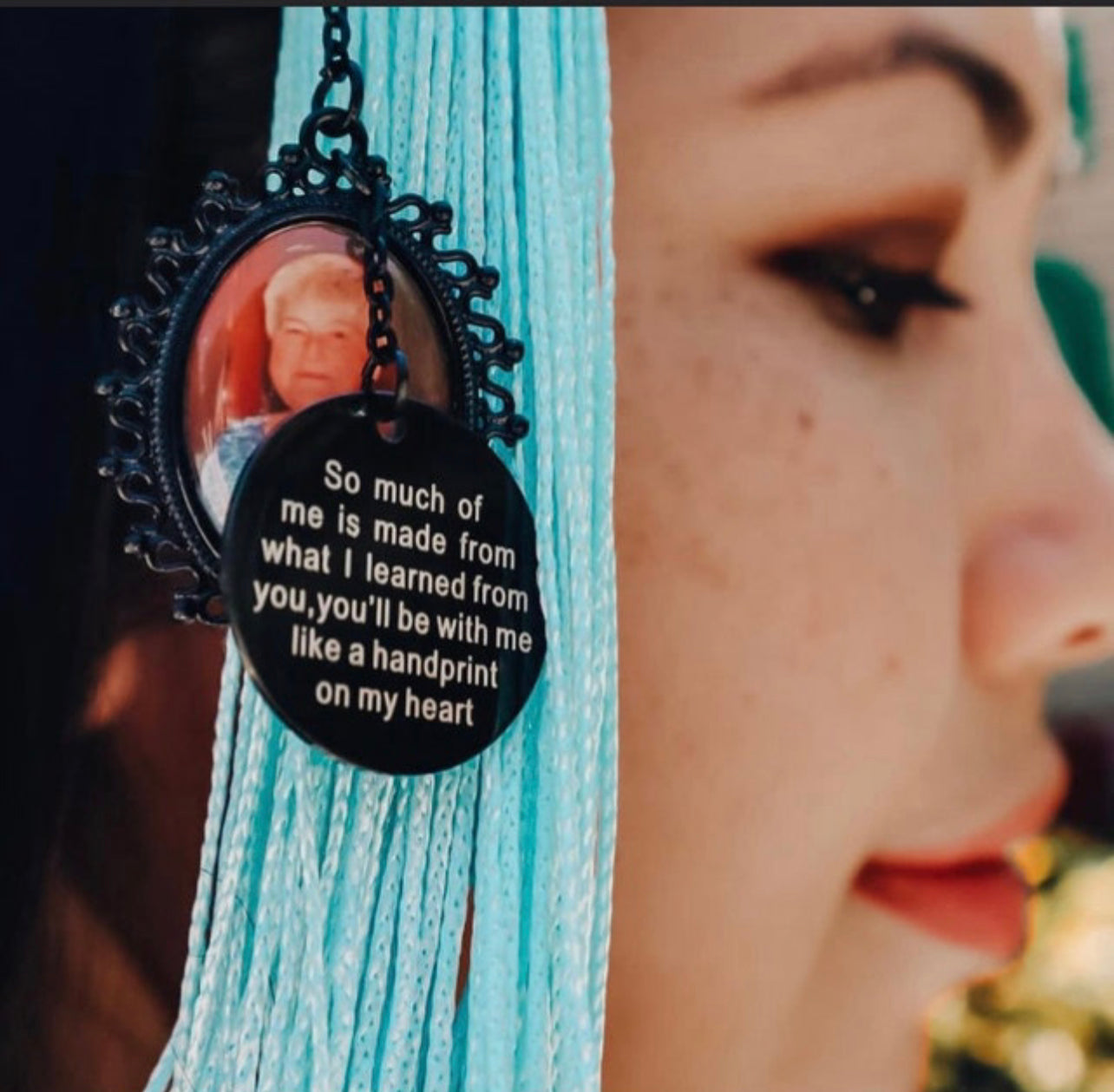 black so much of me graduation cap tassel charm