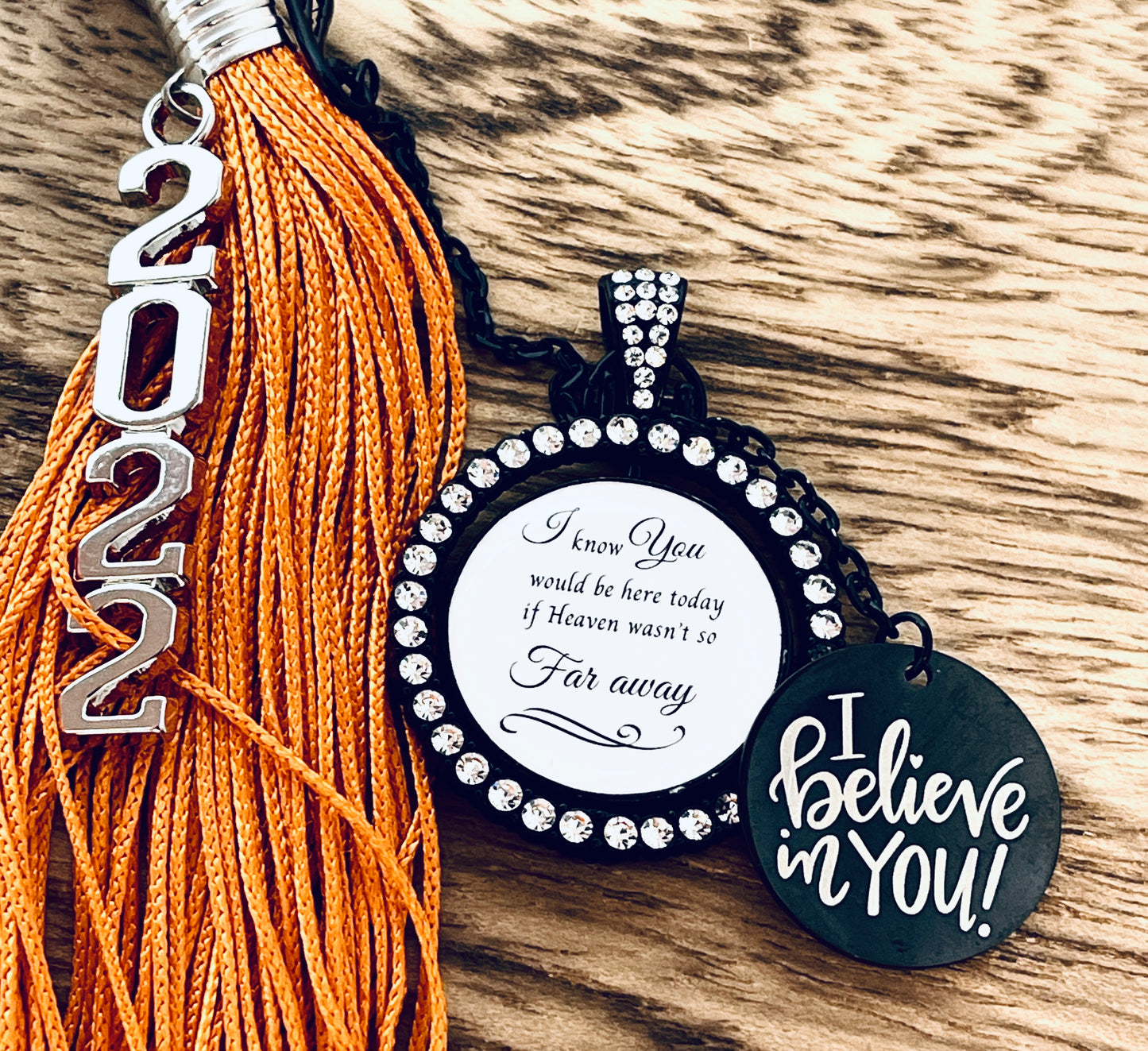 Inspirational Charm "I believe in you" Graduation Charm Add-On
