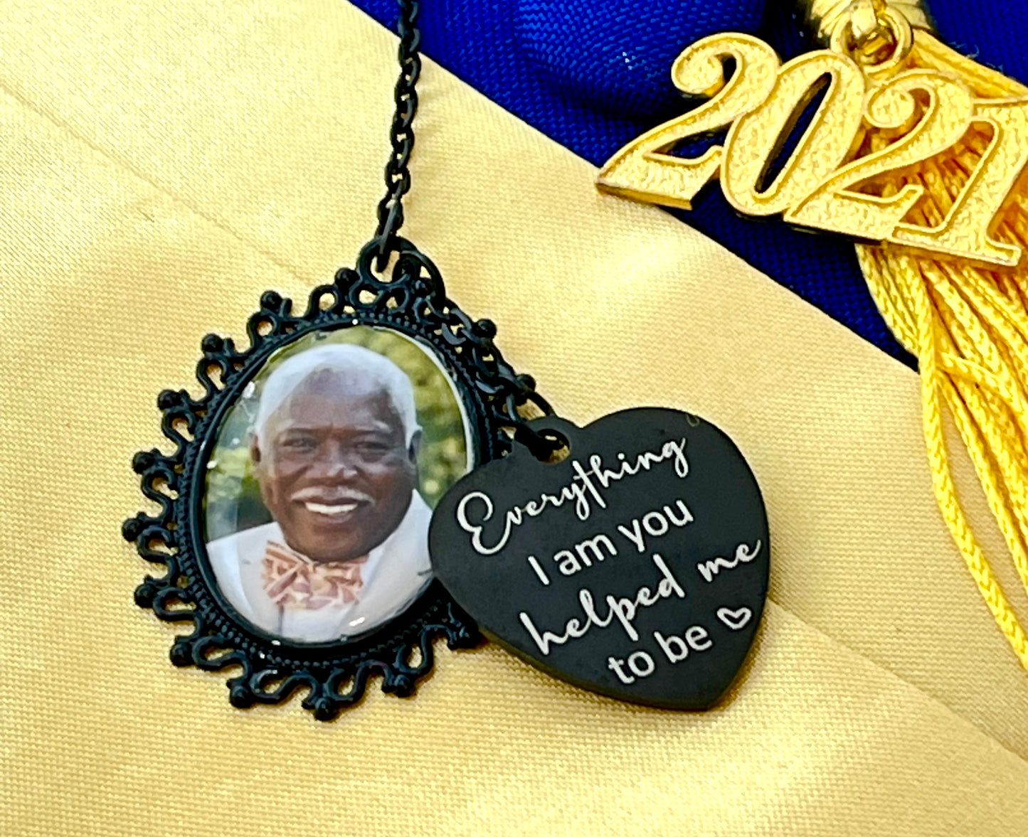 Sentimental Charms "Everything I am you helped" Graduation Charm Add-On