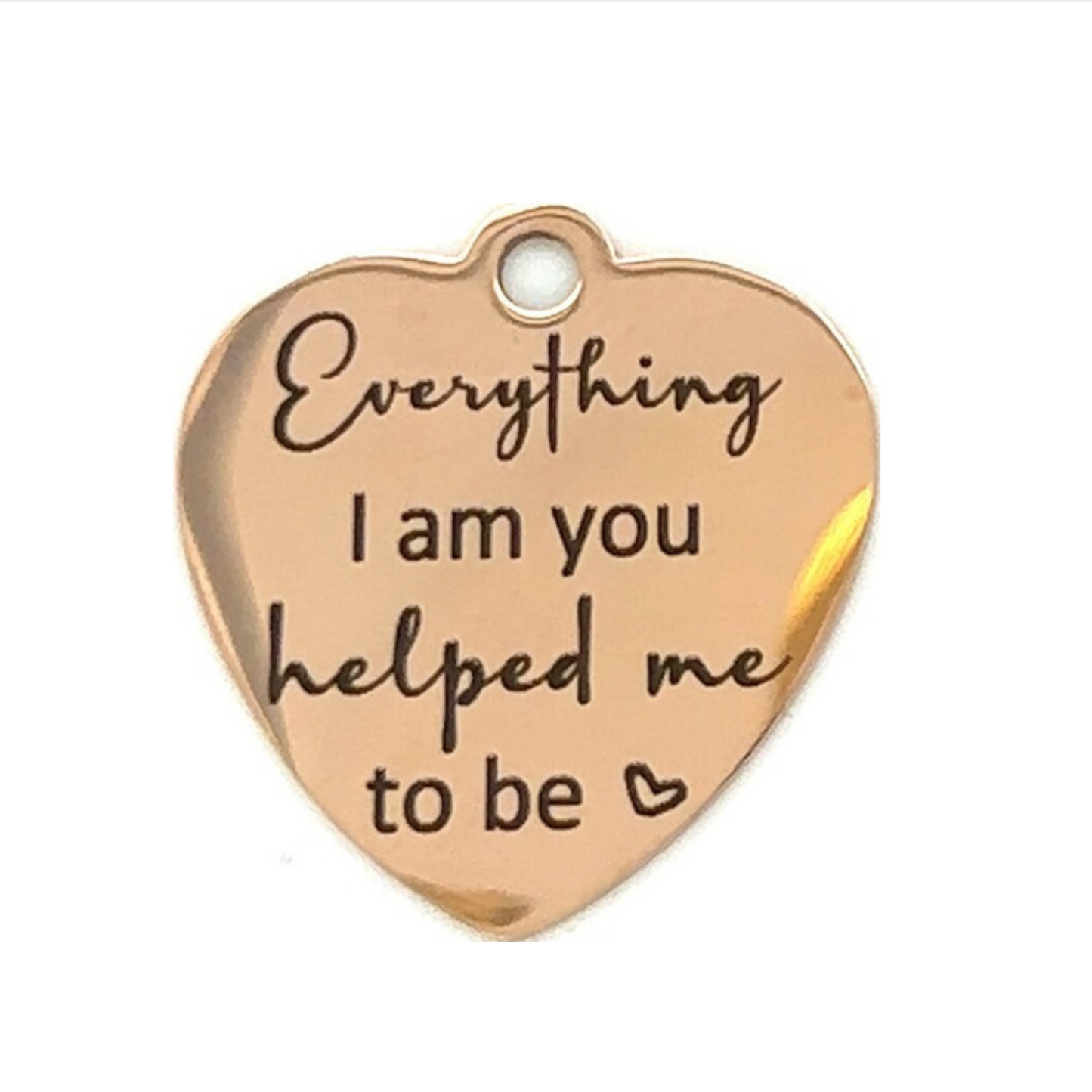 Sentimental Charms "Everything I am you helped" Graduation Charm Add-On