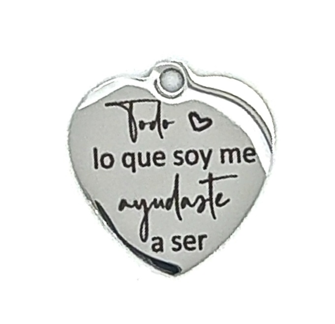 Spanish Charms "Todo lo que soy me" Graduation Charm Add-On