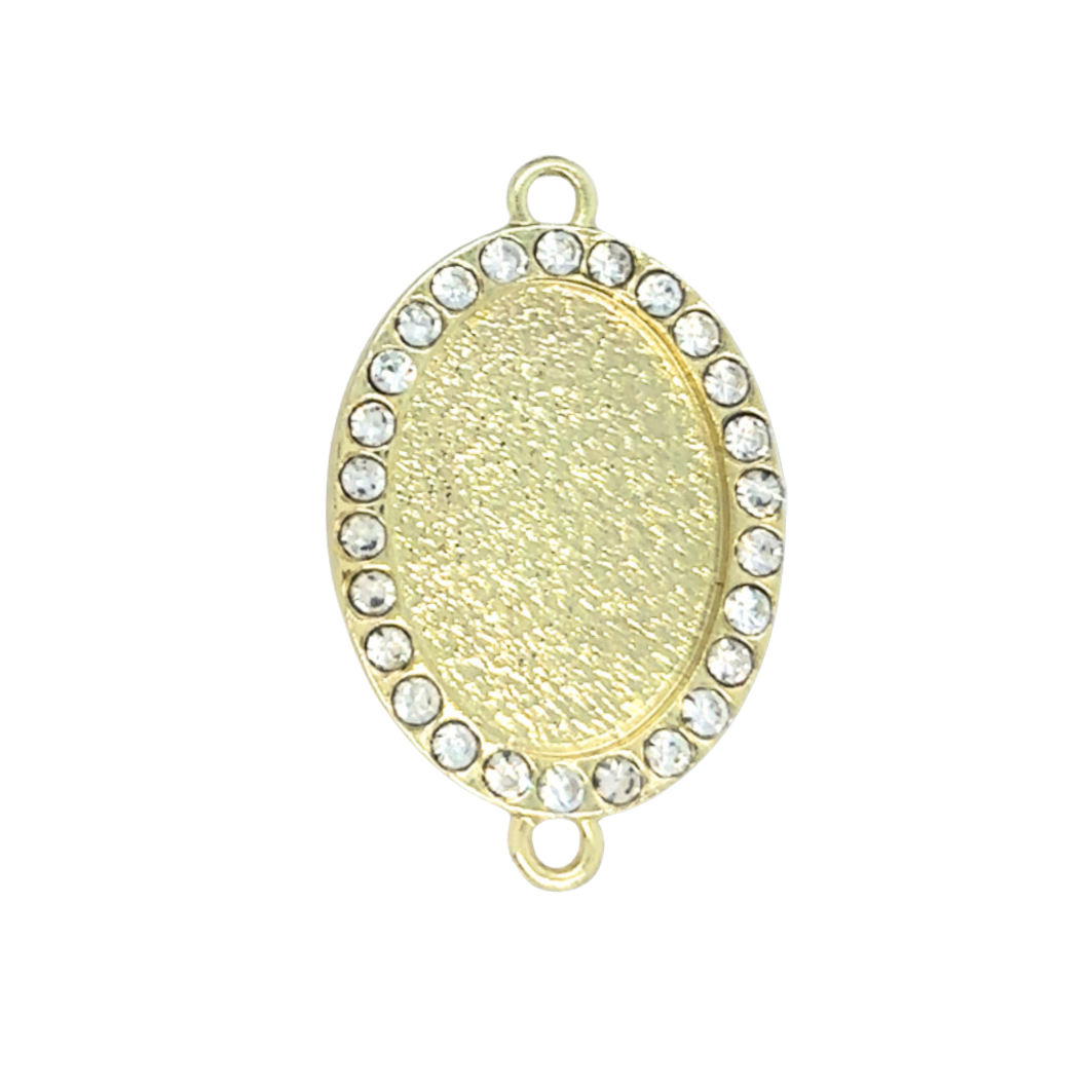 Everything I am Rhinestone Graduation Tassel Charm