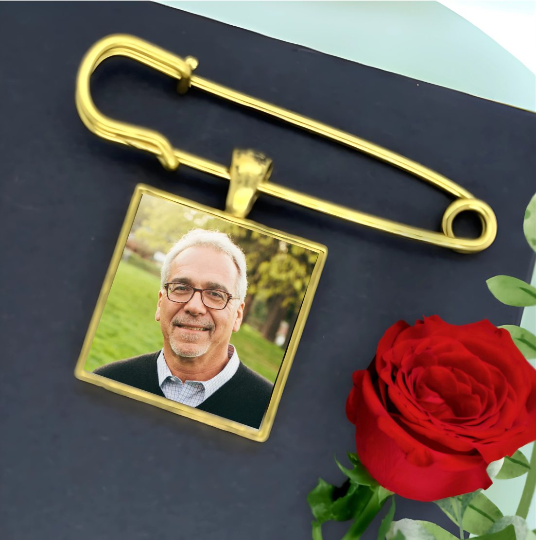 Graduation Charm with Memorial Photo