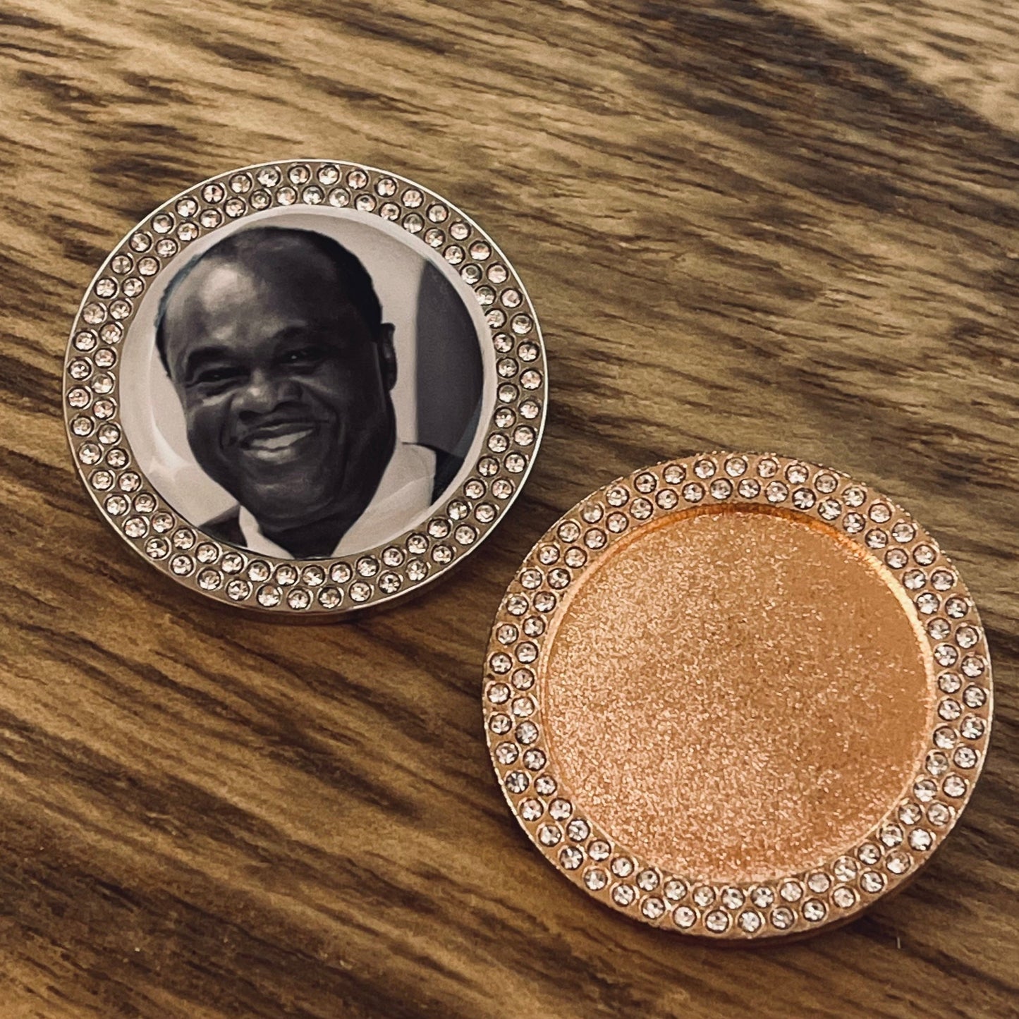 Rhinestone Round Graduation Pin (25mm Circle)