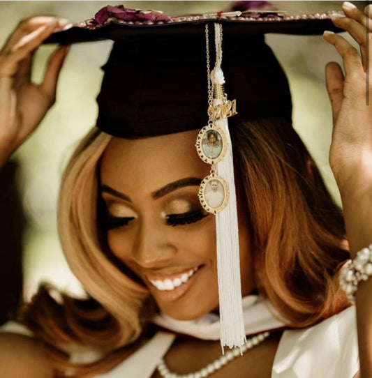 Personalized Graduation Tassel Charm Gift for Graduate 