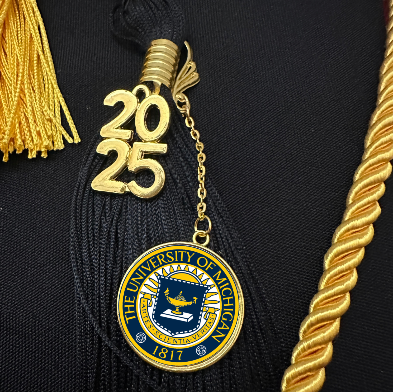 Personalized Photo Charm for Graduation Cap Tassel