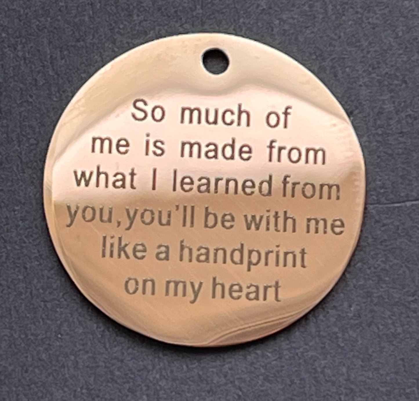 Charms with sayings "So much of me is made from"  Graduation Charm Add-On