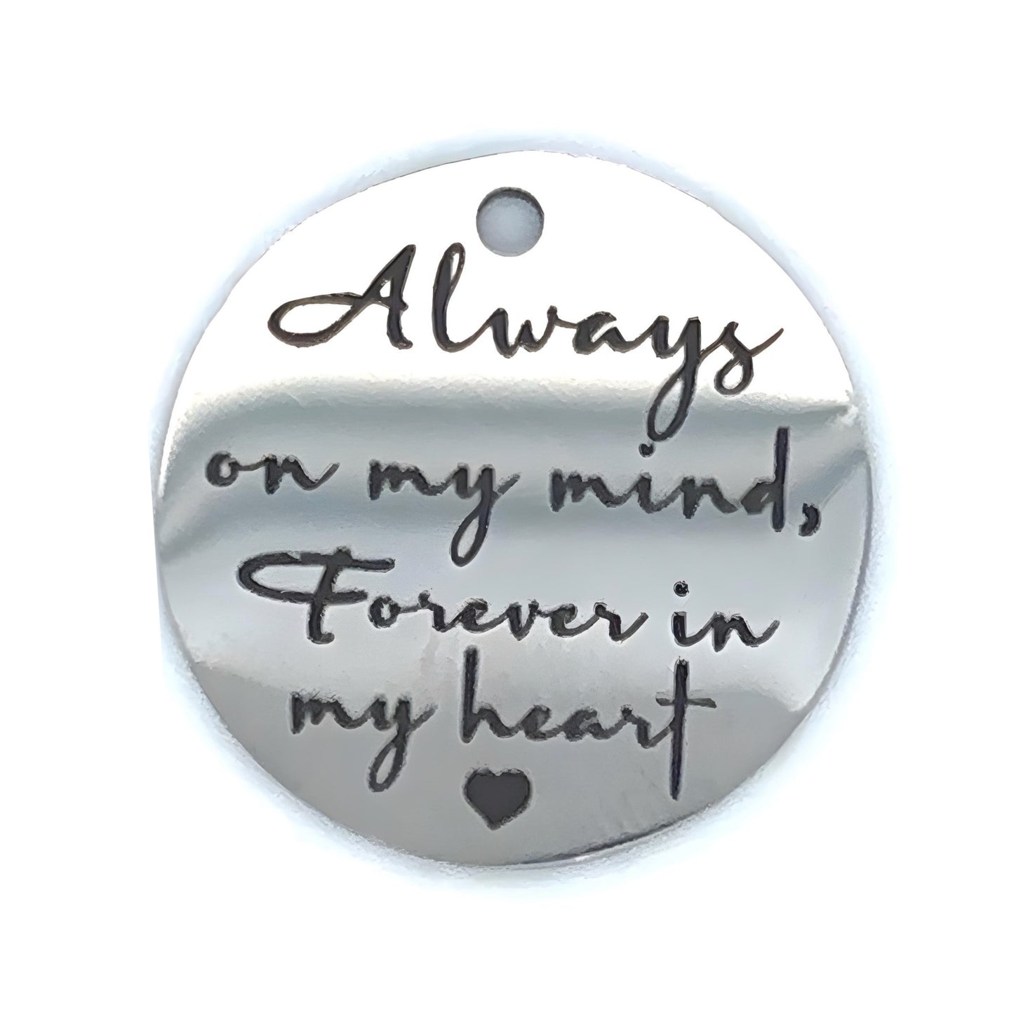 "Always on my mind forever in my heart" Graduation Charm Add-On