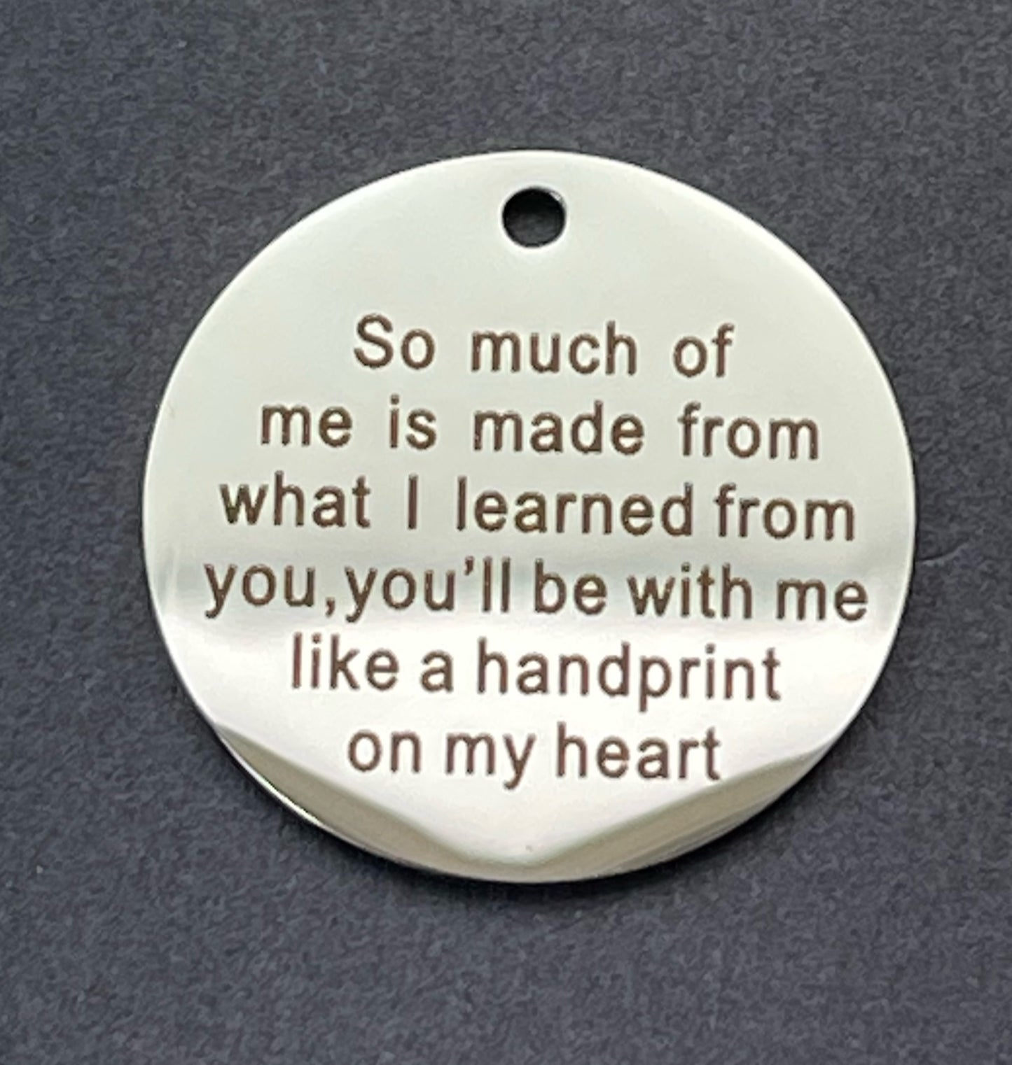 Charms with sayings "So much of me is made from"  Graduation Charm Add-On