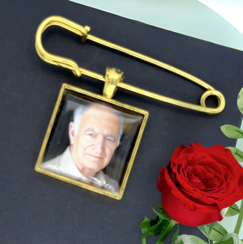 Graduation Charm with Memorial Photo